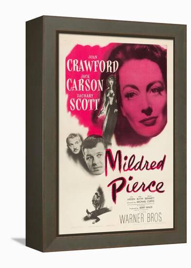 Mildred Pierce, Joan Crawford, Zachary Scott, Jack Carson, 1945-null-Framed Stretched Canvas