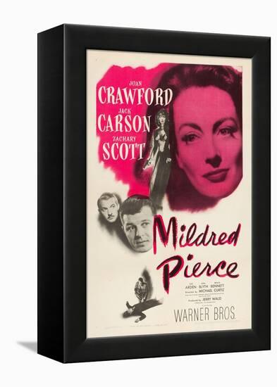 Mildred Pierce, Joan Crawford, Zachary Scott, Jack Carson, 1945-null-Framed Stretched Canvas