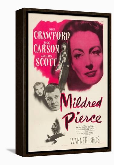 Mildred Pierce, Joan Crawford, Zachary Scott, Jack Carson, 1945-null-Framed Stretched Canvas