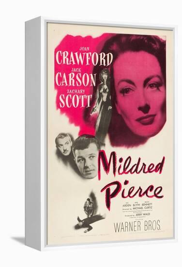 Mildred Pierce, Joan Crawford, Zachary Scott, Jack Carson, 1945-null-Framed Stretched Canvas