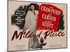 Mildred Pierce, UK Movie Poster, 1945-null-Mounted Art Print