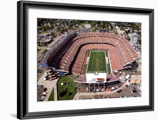 Mile High Stadium - Denver, Colorado-Mike Smith-Framed Art Print