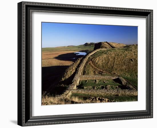 Milecastle 39 to Highsheild, Roman Wall, Hadrian's Wall, England, United Kingdom-James Emmerson-Framed Photographic Print