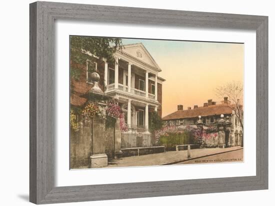 Miles Brewton House, Charleston-null-Framed Art Print