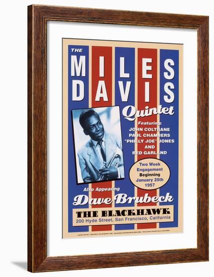 Miles Davis, 1957-Unknown-Framed Art Print