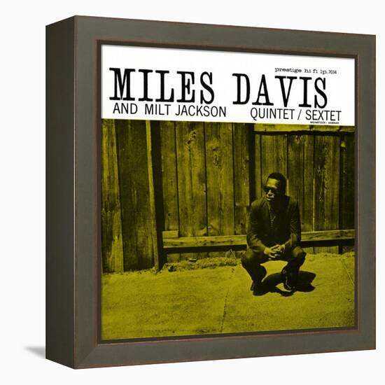 Miles Davis and Milt Jackson - Quintet / Sextet-null-Framed Stretched Canvas