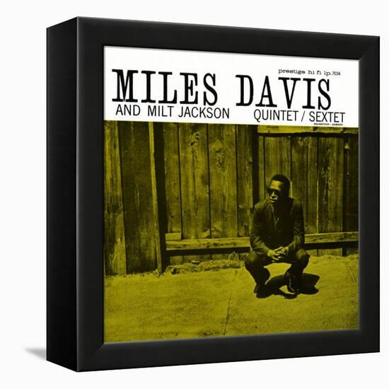 Miles Davis and Milt Jackson - Quintet / Sextet-null-Framed Stretched Canvas