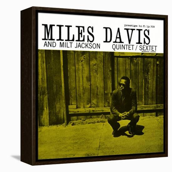 Miles Davis and Milt Jackson - Quintet / Sextet-null-Framed Stretched Canvas