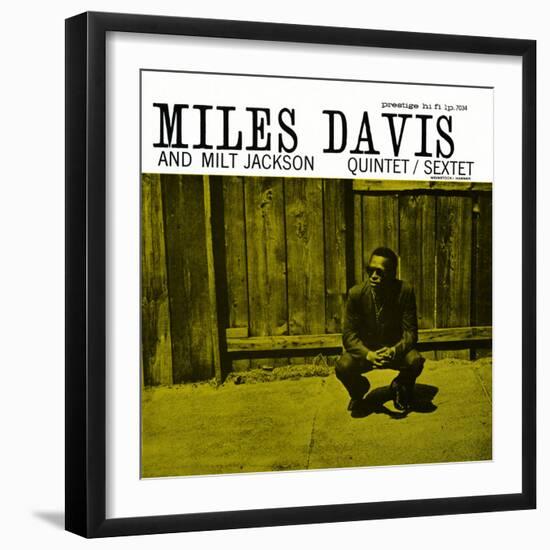 Miles Davis and Milt Jackson - Quintet / Sextet--Framed Art Print