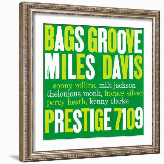 Miles Davis - Bags Groove-null-Framed Art Print