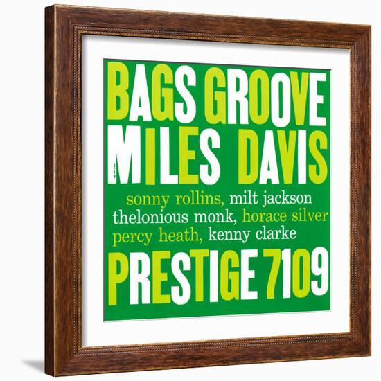Miles Davis - Bags Groove-null-Framed Art Print