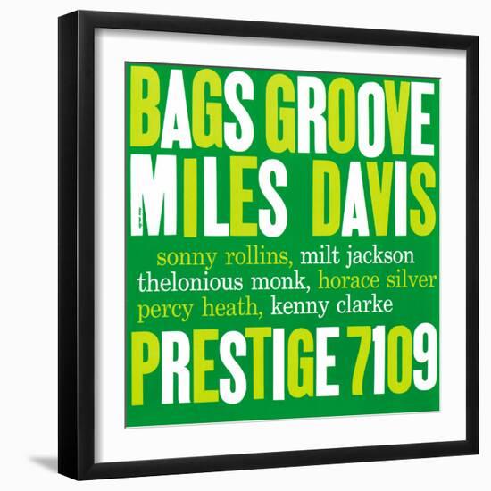 Miles Davis - Bags Groove-null-Framed Art Print