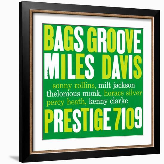 Miles Davis - Bags Groove-null-Framed Art Print