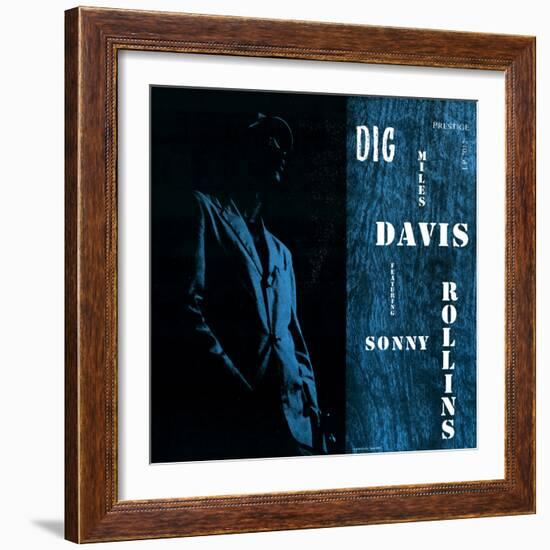 Miles Davis featuring Sonny Rollins - Dig-null-Framed Art Print