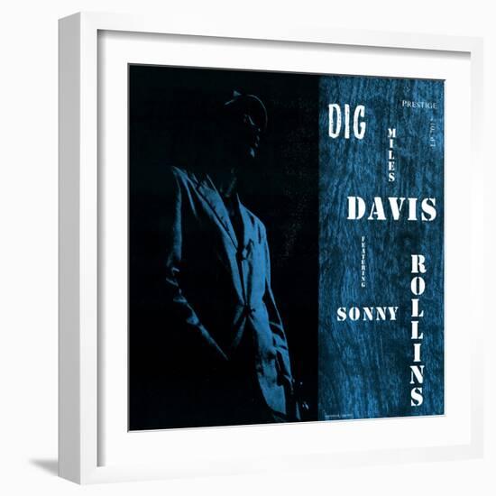 Miles Davis featuring Sonny Rollins - Dig-null-Framed Art Print