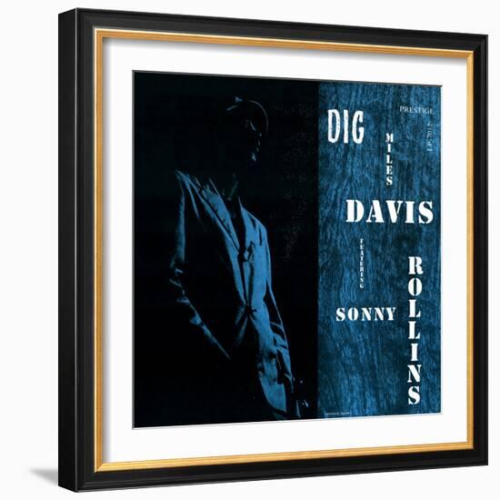 Miles Davis featuring Sonny Rollins - Dig-null-Framed Art Print