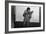 Miles Davis Kissing Trumpet-null-Framed Photo