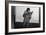 Miles Davis Kissing Trumpet-null-Framed Photo