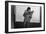 Miles Davis Kissing Trumpet-null-Framed Photo