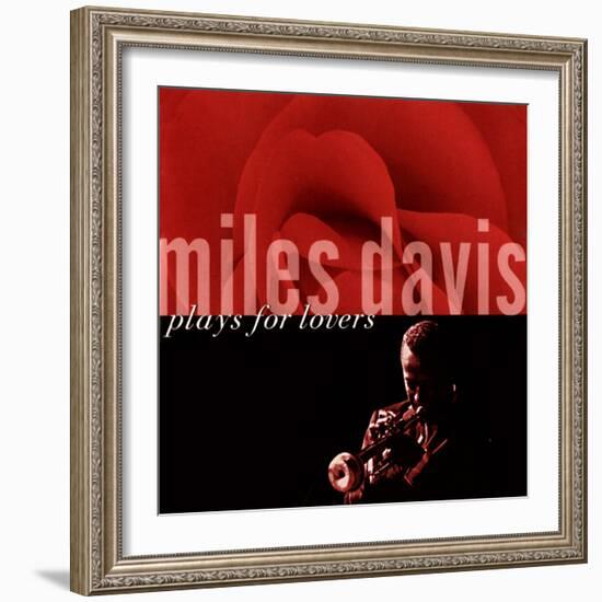 Miles Davis - Miles Davis Plays for Lovers-null-Framed Art Print