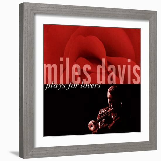 Miles Davis - Miles Davis Plays for Lovers-null-Framed Art Print