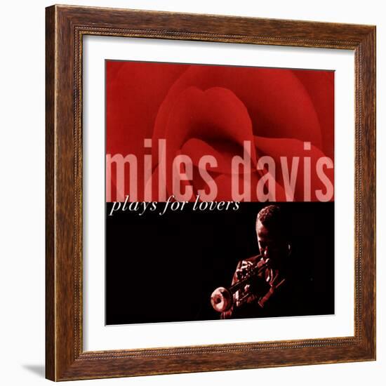 Miles Davis - Miles Davis Plays for Lovers-null-Framed Art Print