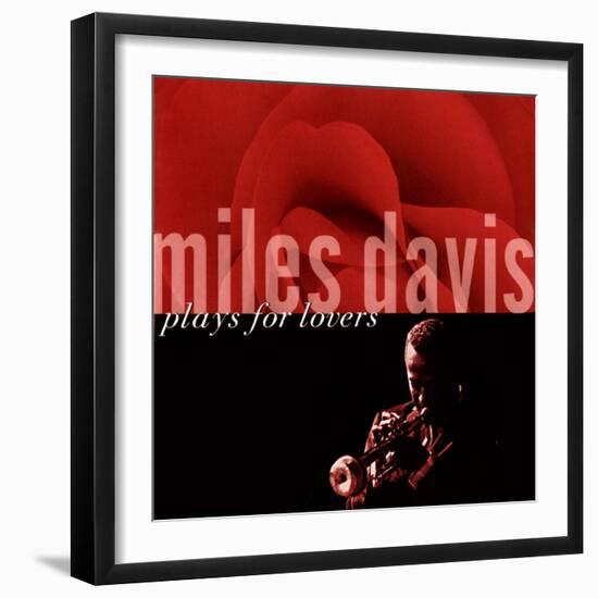 Miles Davis - Miles Davis Plays for Lovers-null-Framed Art Print