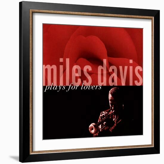 Miles Davis - Miles Davis Plays for Lovers-null-Framed Art Print