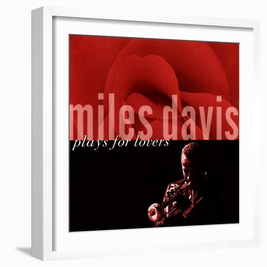 Miles Davis - Miles Davis Plays for Lovers-null-Framed Art Print