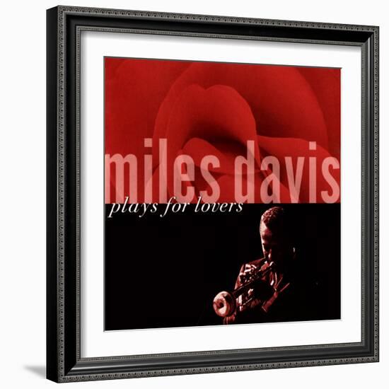 Miles Davis - Miles Davis Plays for Lovers-null-Framed Art Print