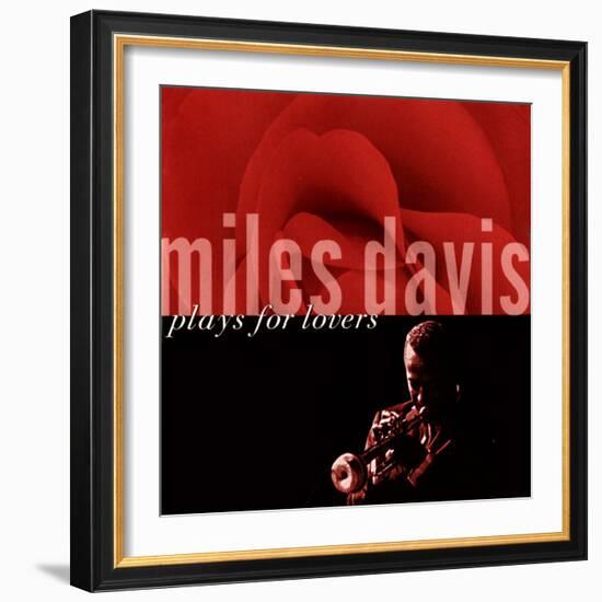 Miles Davis - Miles Davis Plays for Lovers--Framed Art Print