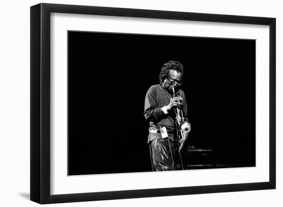 Miles Davis, Rfh, London, 1989-Brian O'Connor-Framed Photographic Print