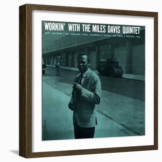 Miles Davis - Workin' with the Miles Davis Quintet-null-Framed Art Print