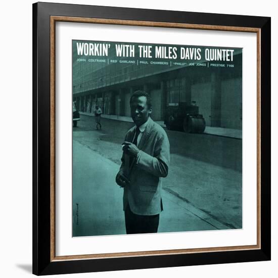 Miles Davis - Workin' with the Miles Davis Quintet-null-Framed Art Print