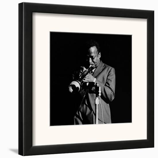 Miles Davis-Lee Tanner-Framed Art Print