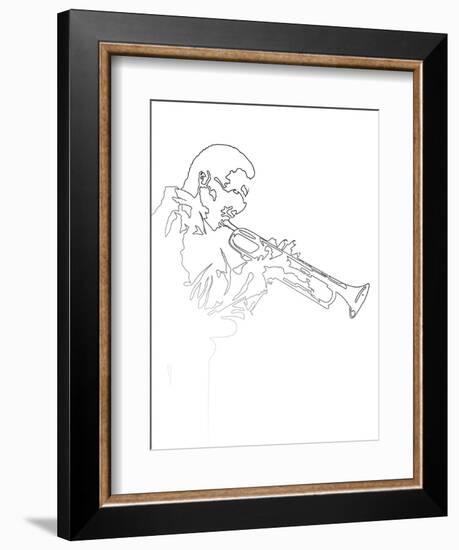 Miles Davis-Logan Huxley-Framed Art Print