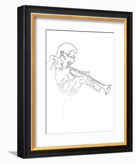 Miles Davis-Logan Huxley-Framed Art Print