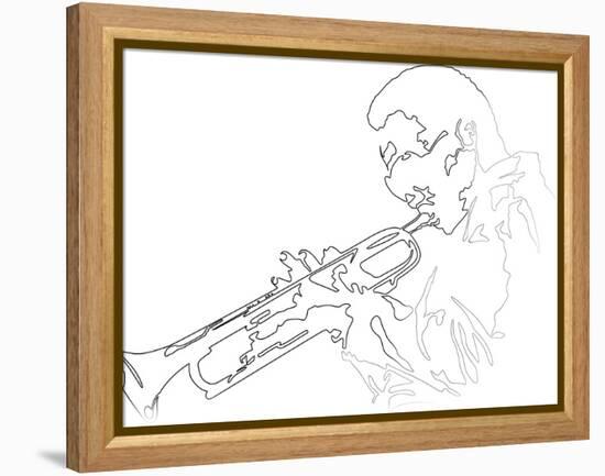 Miles Davis-Logan Huxley-Framed Stretched Canvas