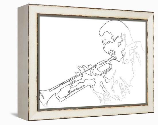 Miles Davis-Logan Huxley-Framed Stretched Canvas