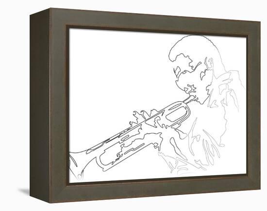 Miles Davis-Logan Huxley-Framed Stretched Canvas