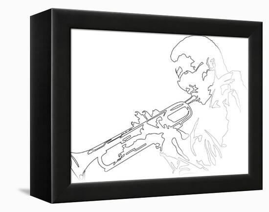 Miles Davis-Logan Huxley-Framed Stretched Canvas