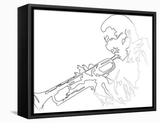 Miles Davis-Logan Huxley-Framed Stretched Canvas