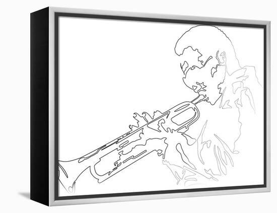 Miles Davis-Logan Huxley-Framed Stretched Canvas