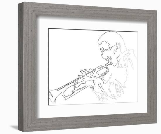 Miles Davis-Logan Huxley-Framed Premium Giclee Print