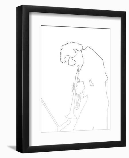 Miles Davis-Logan Huxley-Framed Art Print