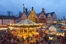 Christmas Market in Romerberg, Frankfurt, Germany, Europe-Miles Ertman-Photographic Print