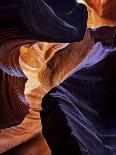 Lower Antelope Canyon Shows a Rainbow of Colors When Light Bounces Off the Sandstone-Miles Morgan-Photographic Print