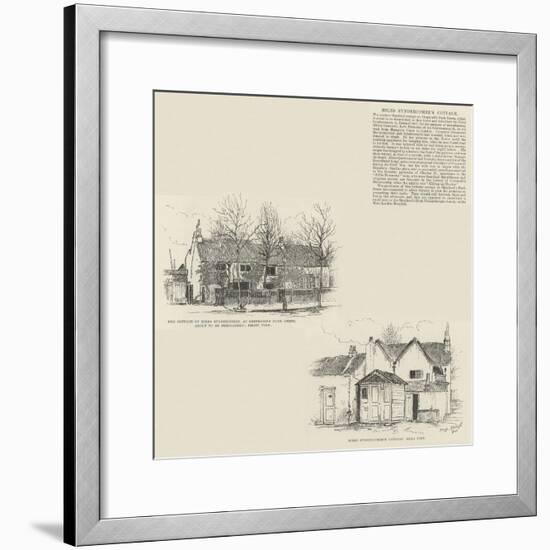 Miles Syndercombe's Cottage-null-Framed Giclee Print