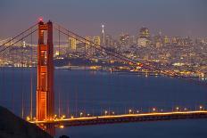 The Golden Gate Bridge and Sand Francisco Skyline-Miles-Photographic Print