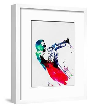 Miles Watercolor-Lora Feldman-Framed Art Print